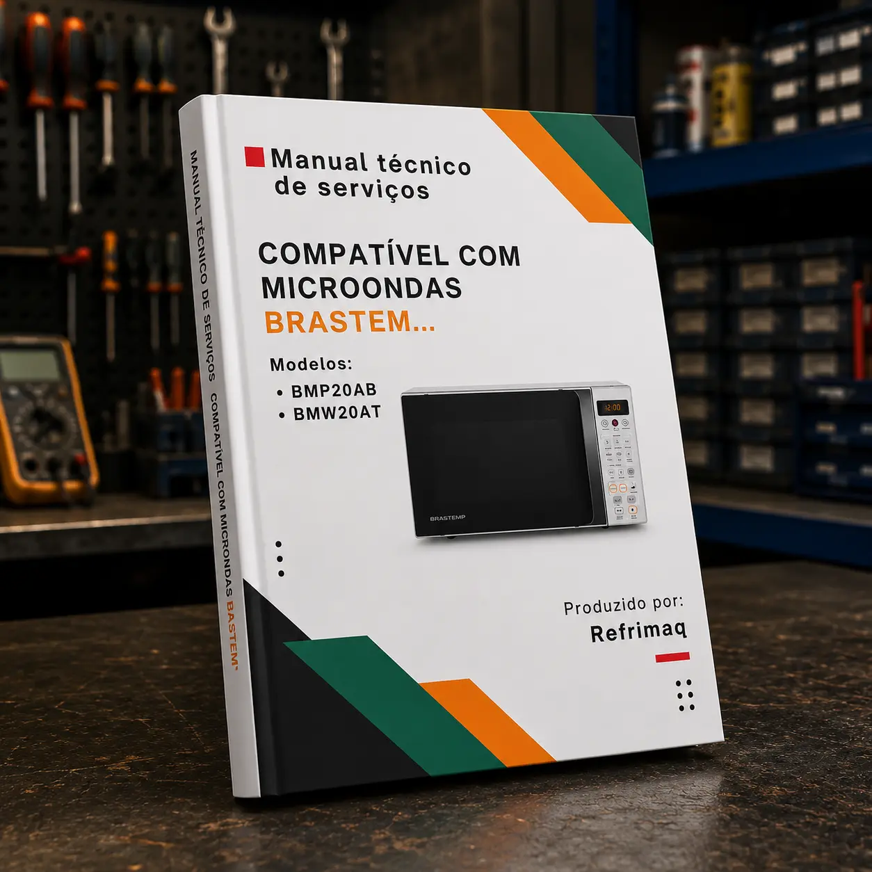 Capa: Manual Técnico de Serviços — Brastemp BMP20AB · BMW20AT (Micro-ondas)