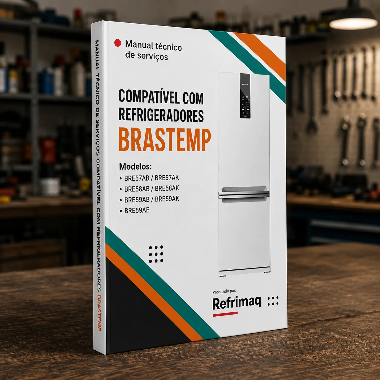 Capa: Manual Técnico de Serviços — Brastemp BRE57/58/59 (Refrigerador)