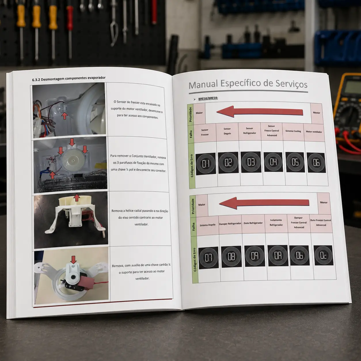 Miniatura 2 do Manual Técnico de Serviços — Brastemp BRE57/58/59 (Refrigerador)