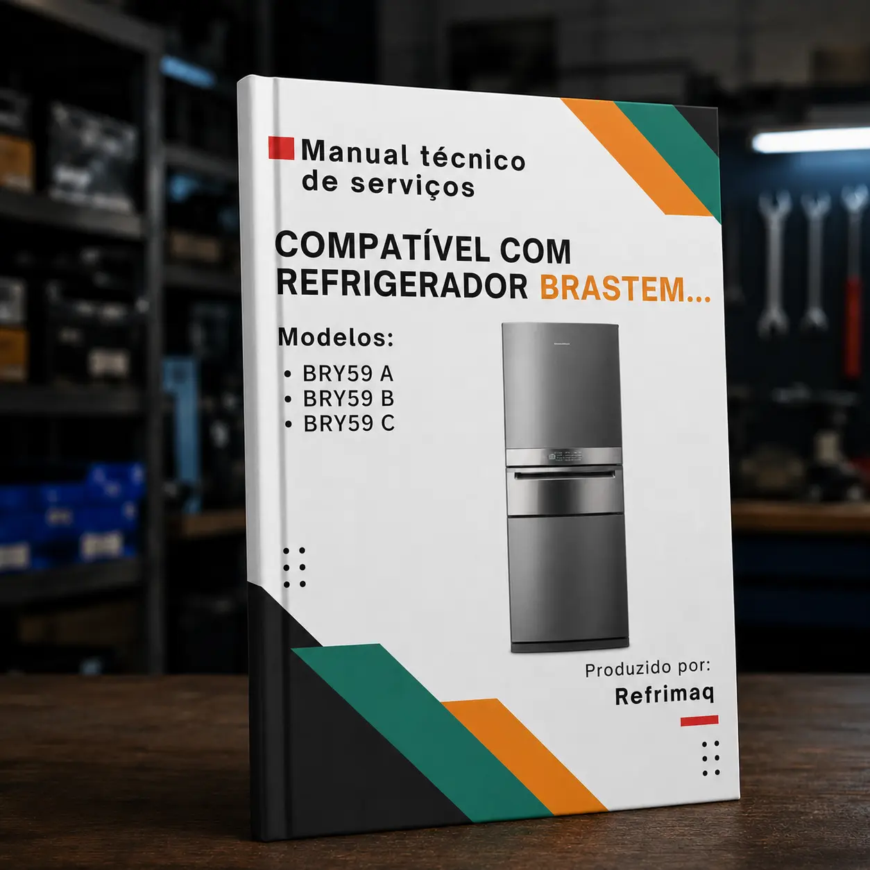 Capa: Manual Técnico de Serviços — Brastemp BRY59A · BRY59B · BRY59C (Refrigerador)