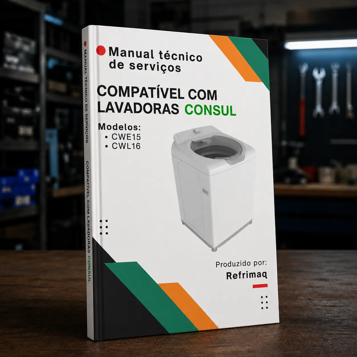 Imagem 1 do Manual Técnico de Serviços — Consul CWE15ABANA · CWE15ABBNA · CWL16ABANA · CWL16ABBNA