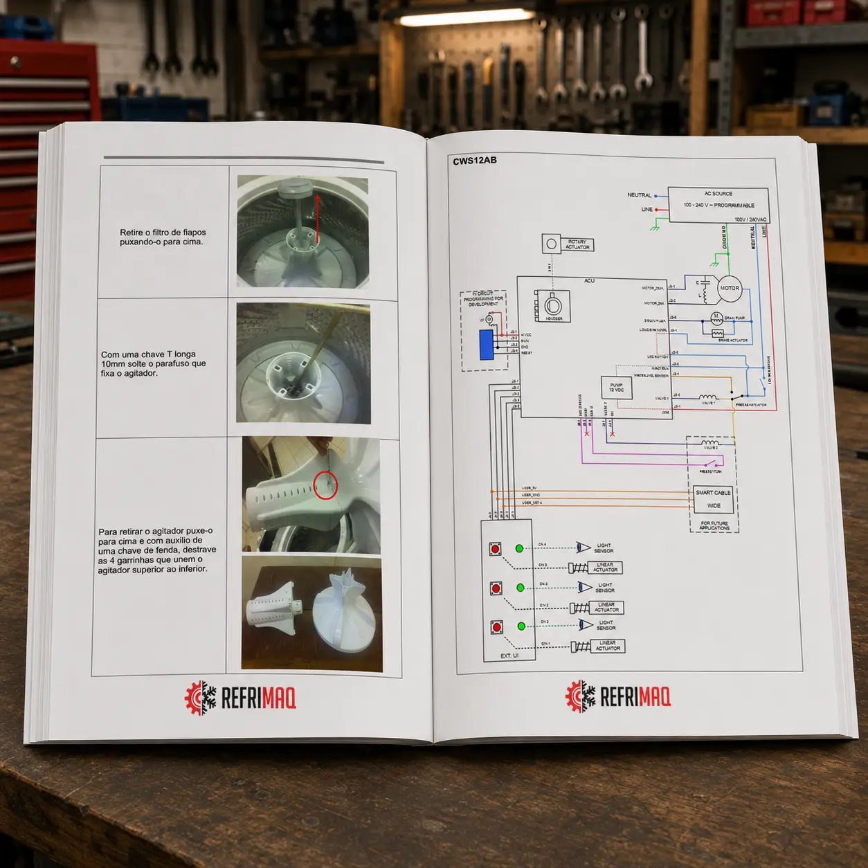 Miniatura 2 do Manual Técnico de Serviços — Consul CWS11AB · CWS12AB · CWE13AB
