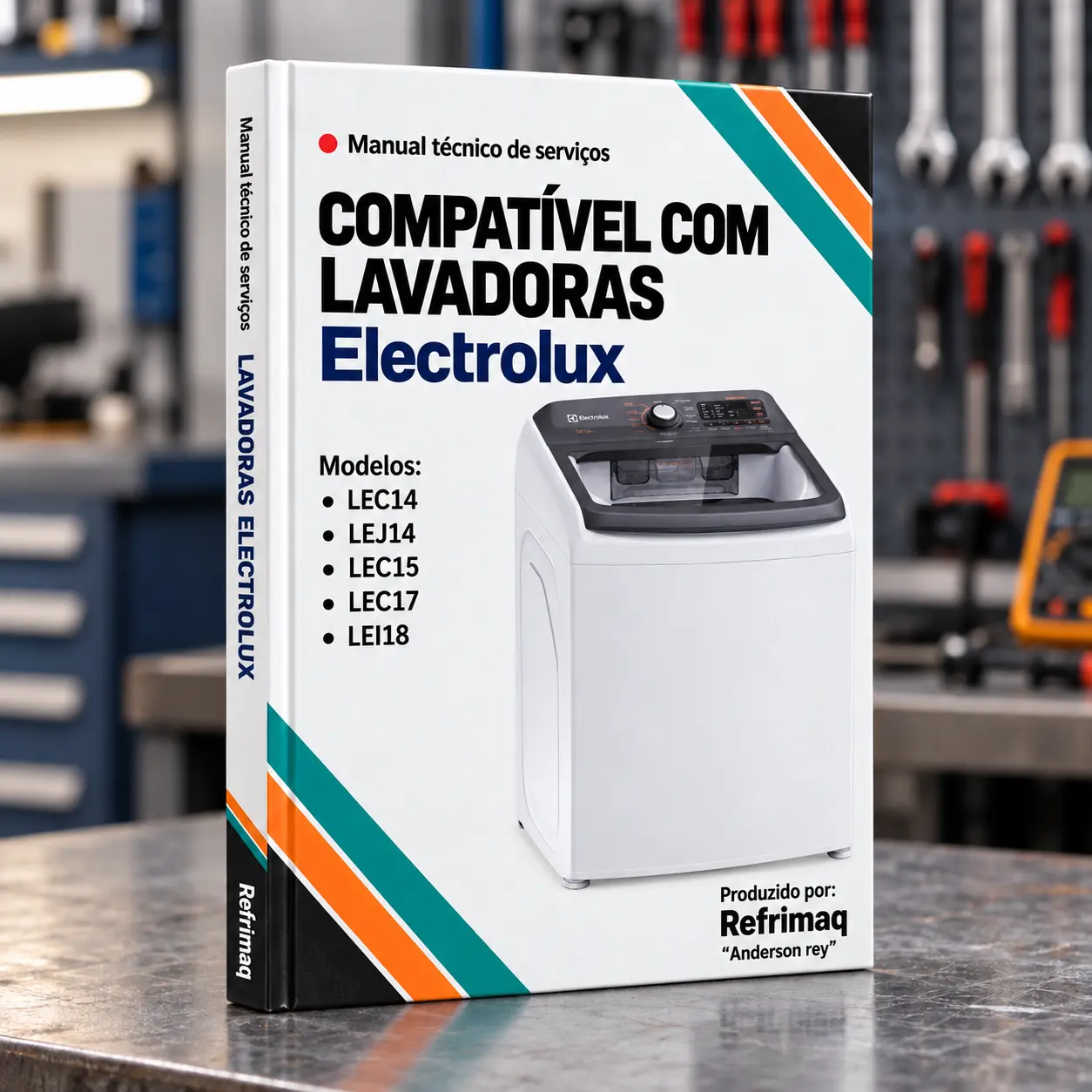 Capa do Manual Técnico de Serviços — Electrolux LEC14 · LEJ14 · LEC15 · LEC17 · LEI18 (REF)