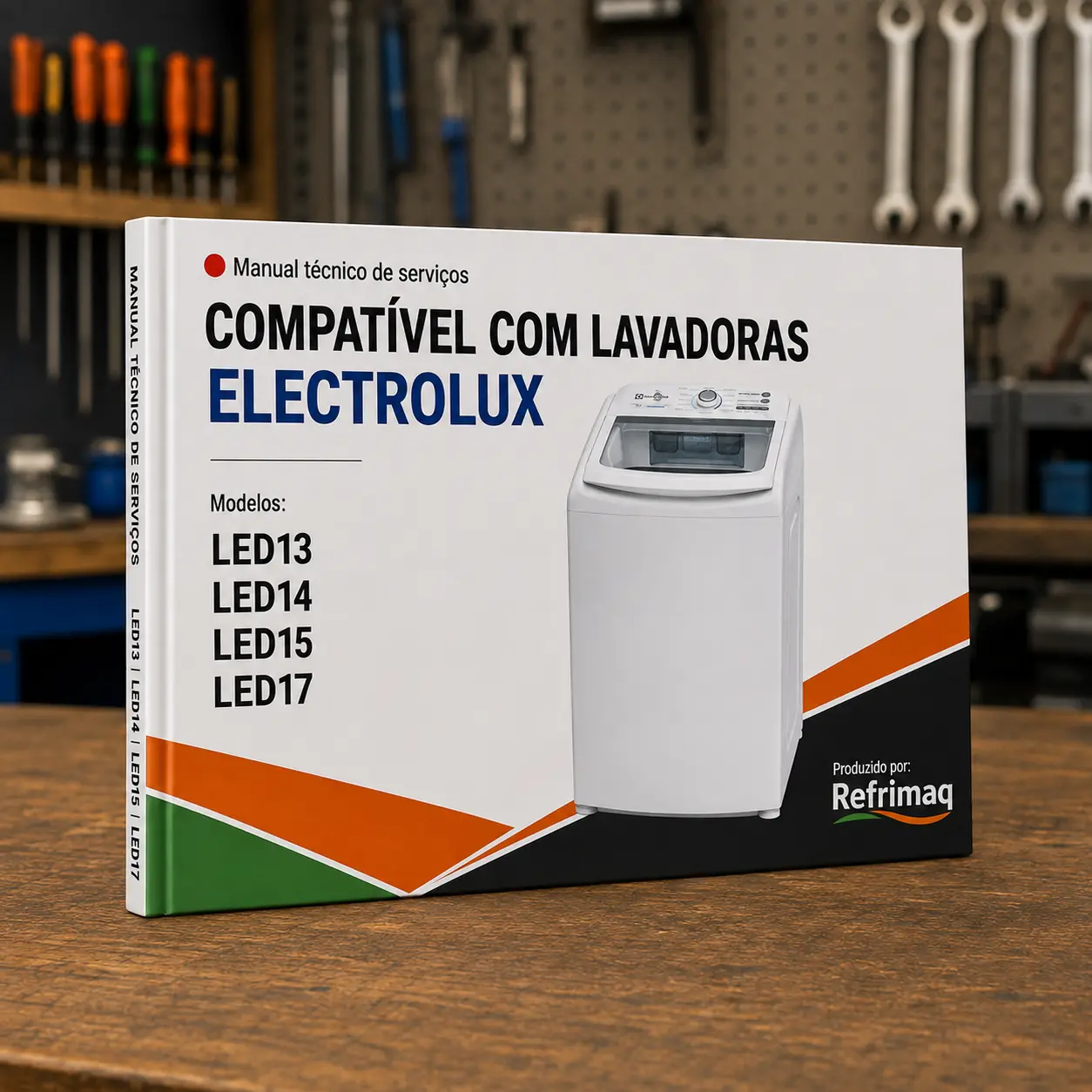 Capa do Manual Técnico de Serviços — Electrolux LED13 · LED14 · LED15 · LED17