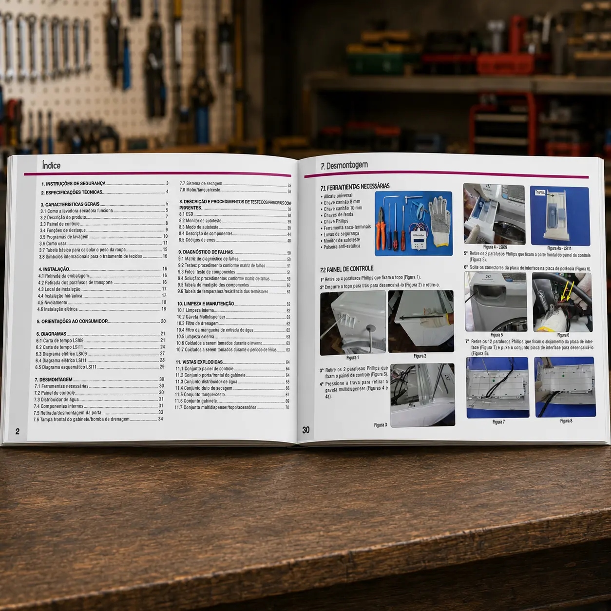 Miniatura 2 do Manual Técnico de Serviços — Electrolux LSI09 · LSI11