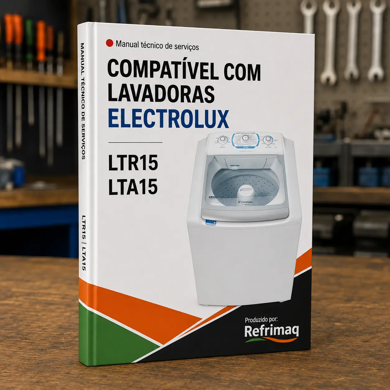 Capa do Manual Técnico de Serviços — Electrolux LTA15/LTR15