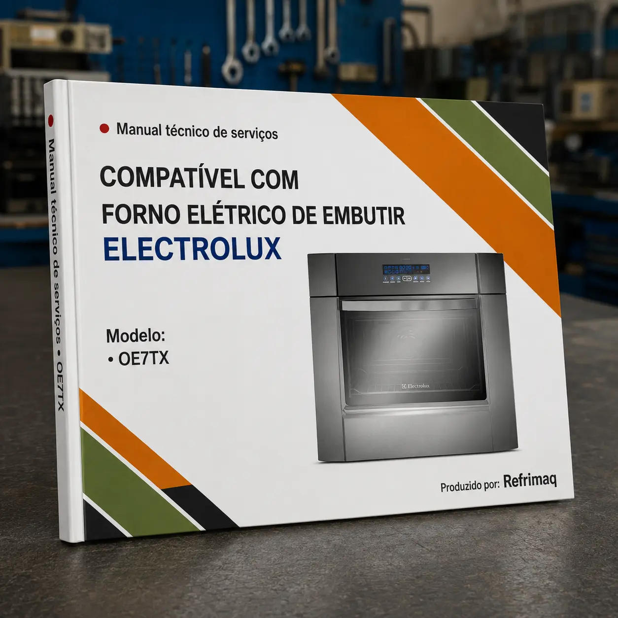 Capa: Manual Técnico de Serviços — Electrolux OE7TX (Forno)