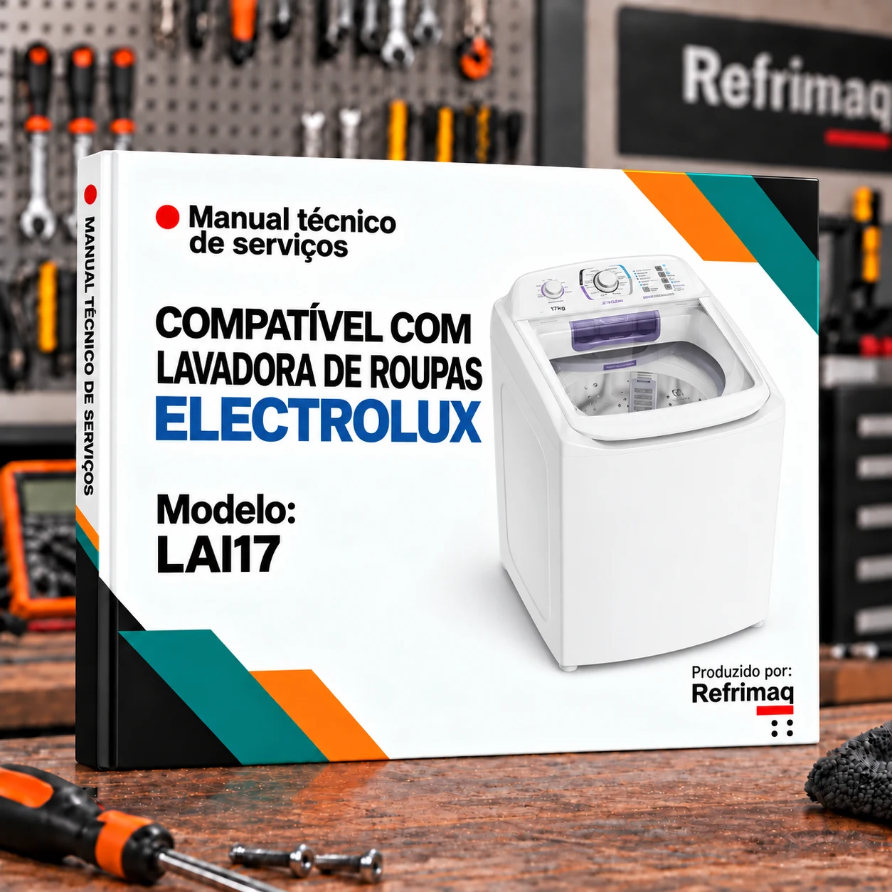 Capa do Manual Técnico de Serviços — Electrolux LAI17