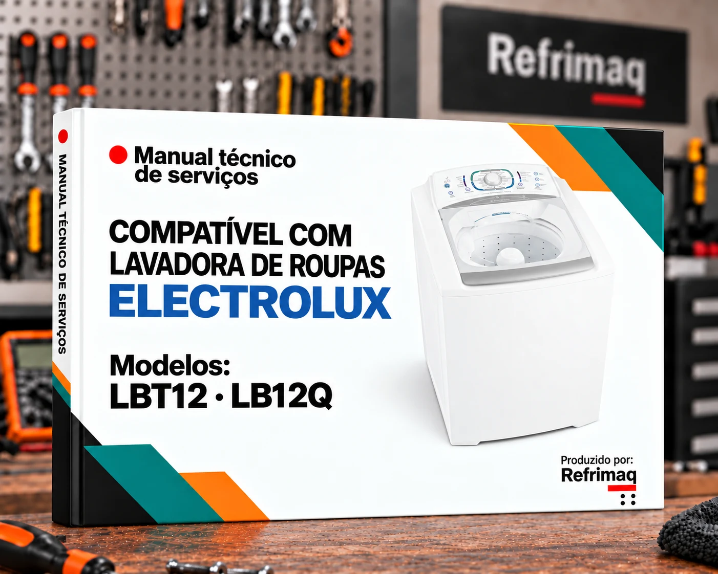 Capa do Manual Técnico de Serviços — Electrolux LBT12 · LB12Q