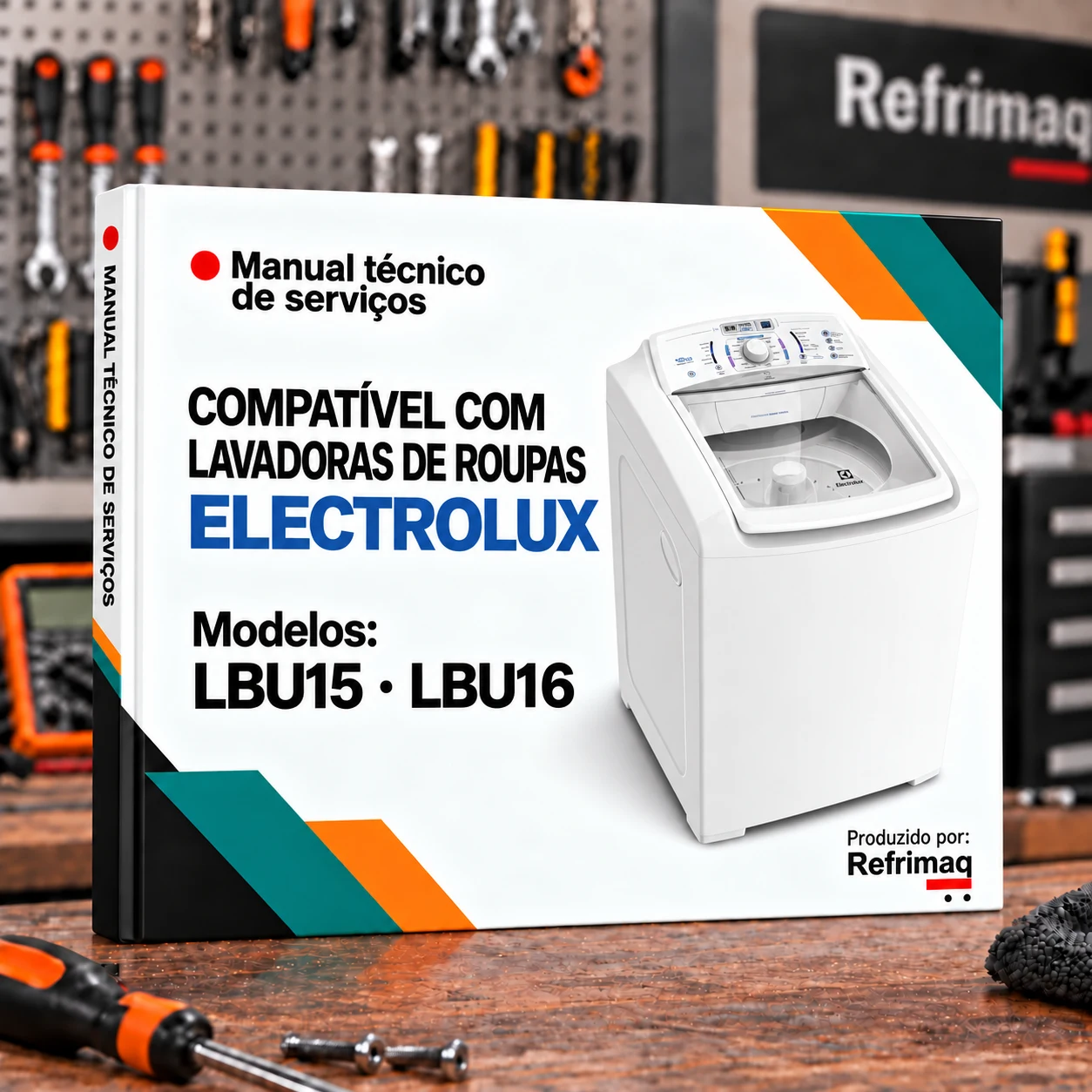 Capa do Manual Técnico de Serviços — Electrolux LBU15 · LBU16
