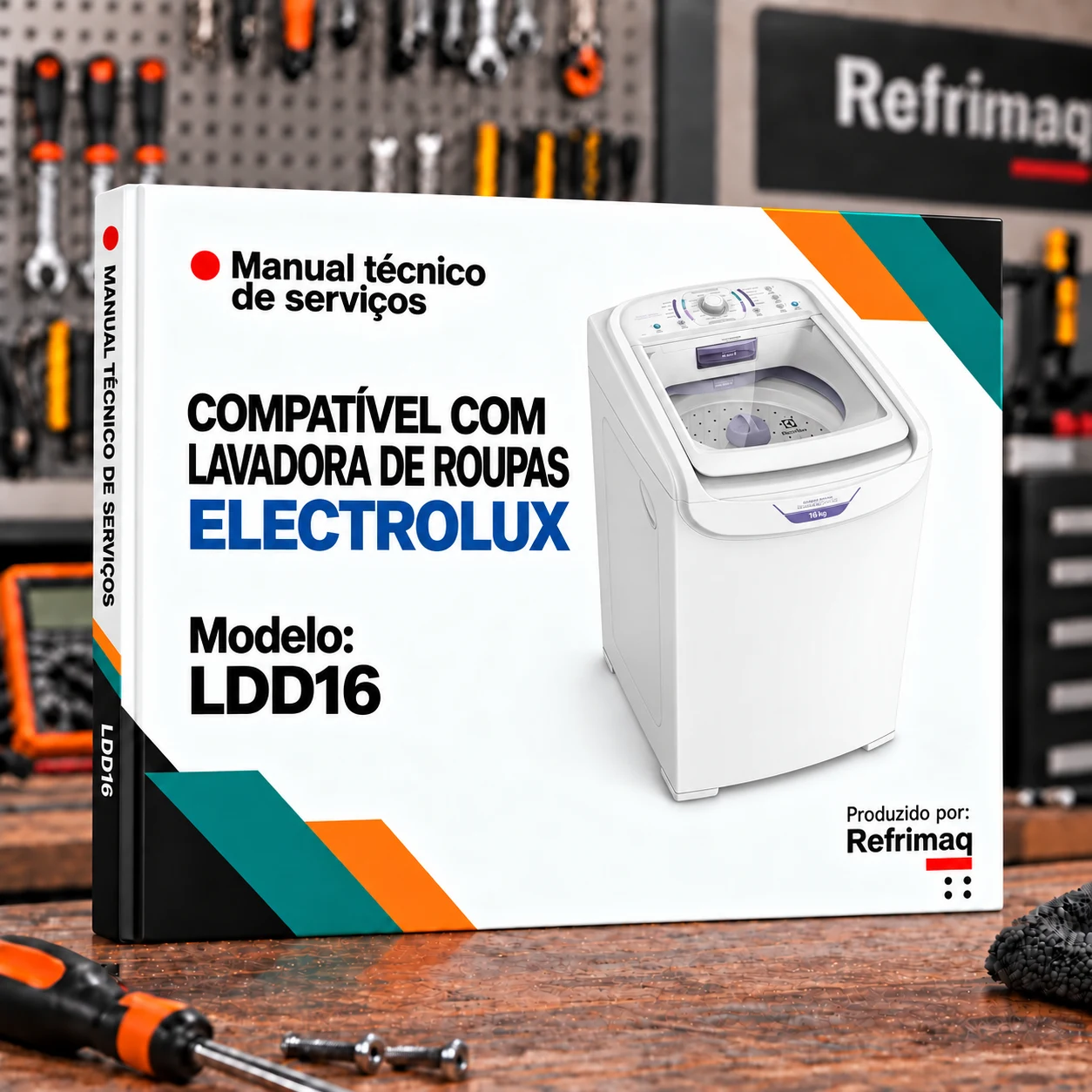 Capa do Manual Técnico de Serviços — Electrolux LDD16