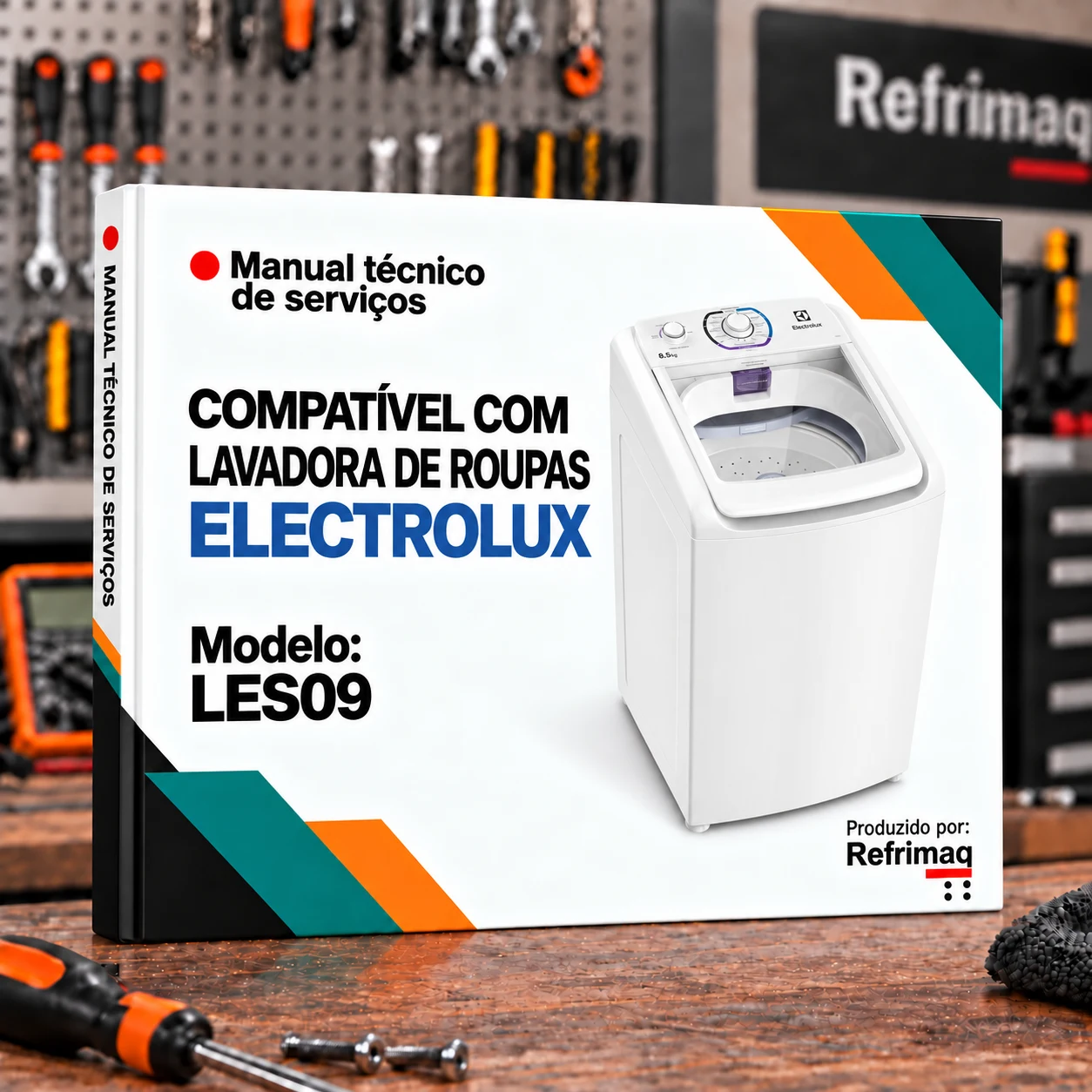 Capa do Manual Técnico de Serviços — Electrolux LES09