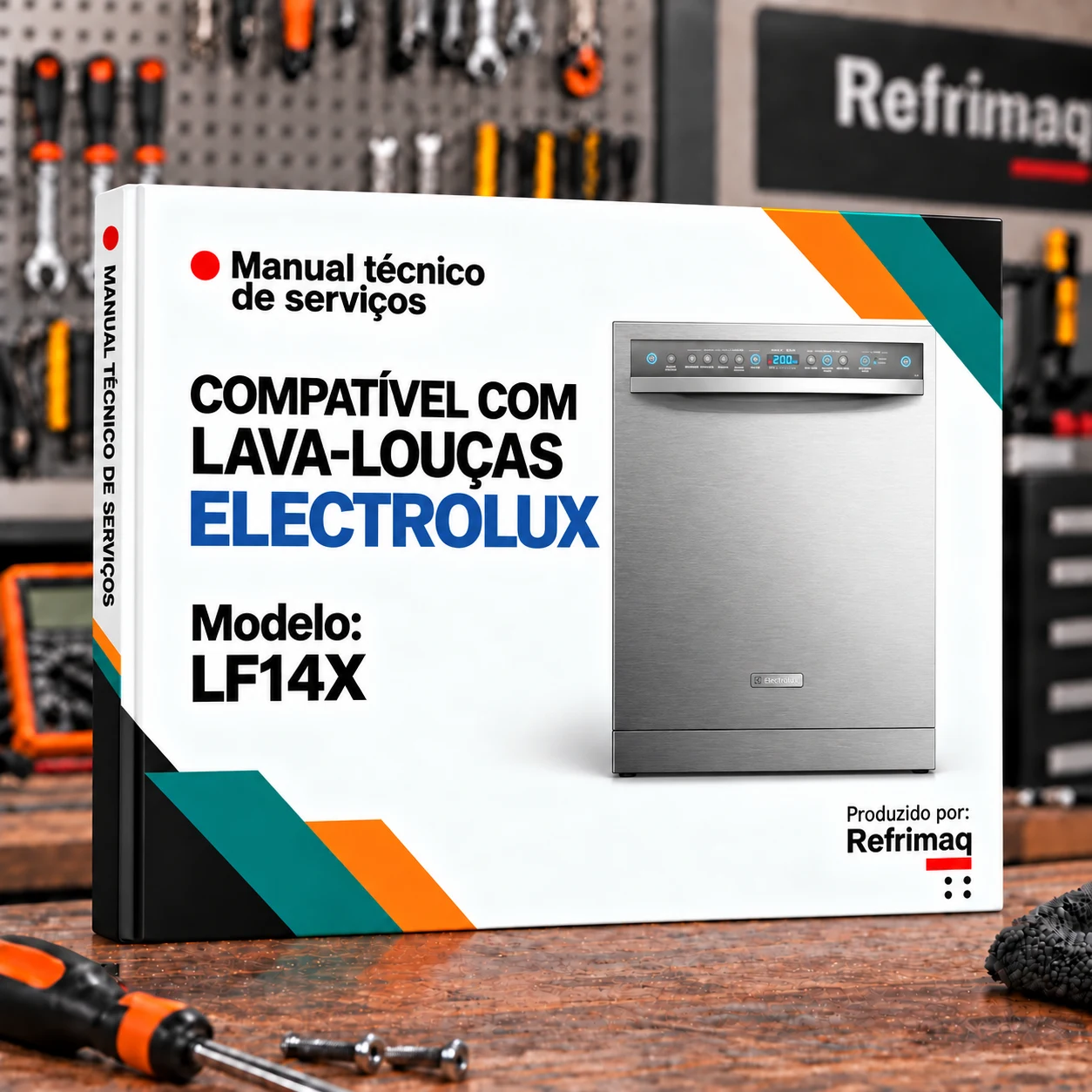 Capa do Manual Técnico de Serviços — Electrolux LF14X (Lava-Louças)