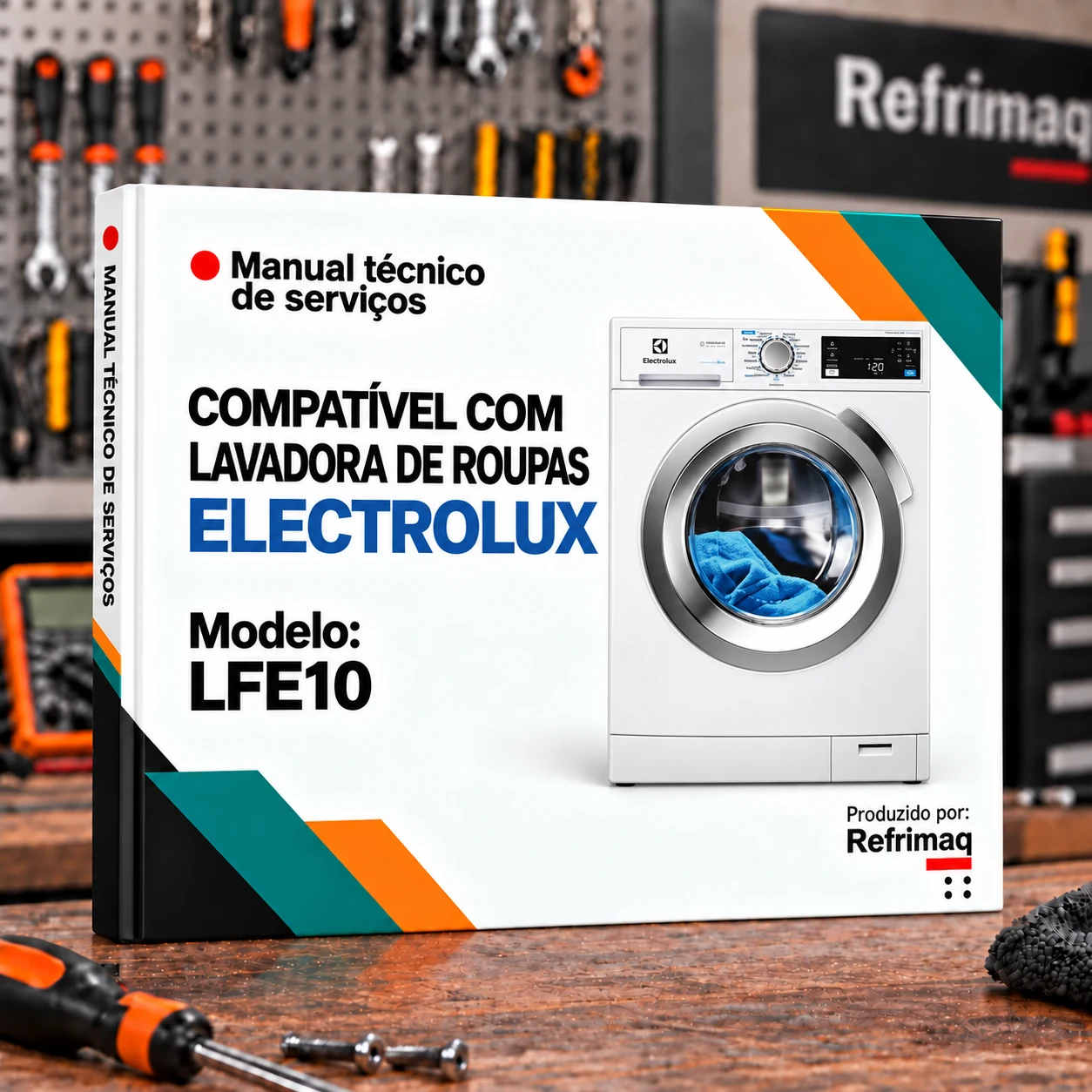 Capa do Manual Técnico de Serviços — Electrolux LFE10