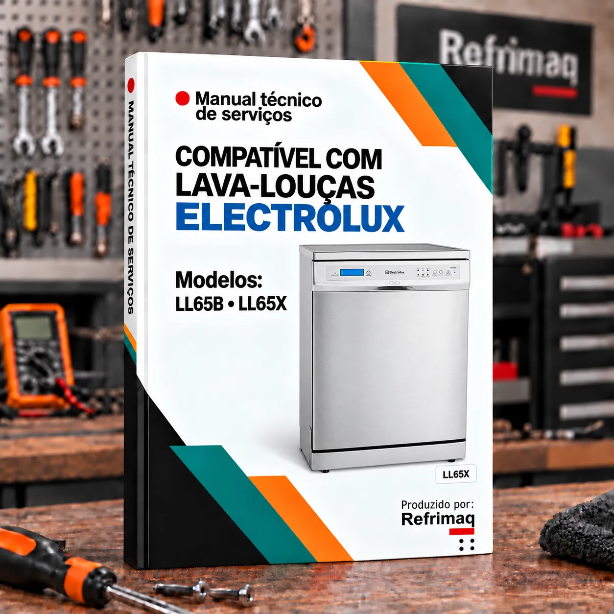 Capa do Manual Técnico de Serviços — Electrolux LL65B · LL65X (Lava-Louças)