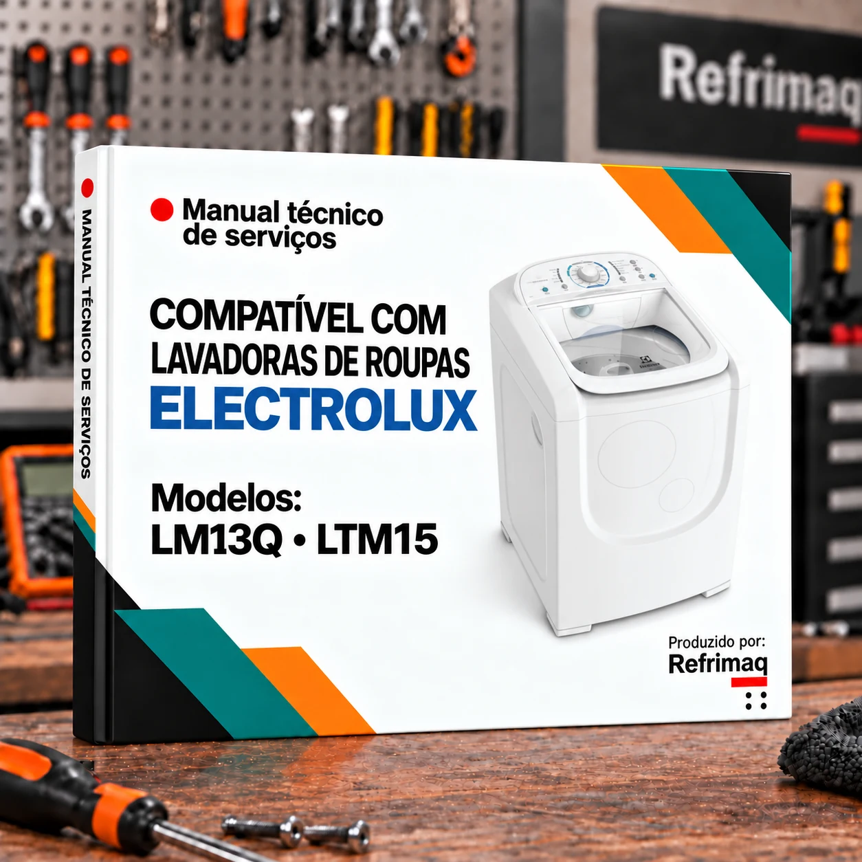 Capa do Manual Técnico de Serviços — Electrolux LM13Q · LTM15