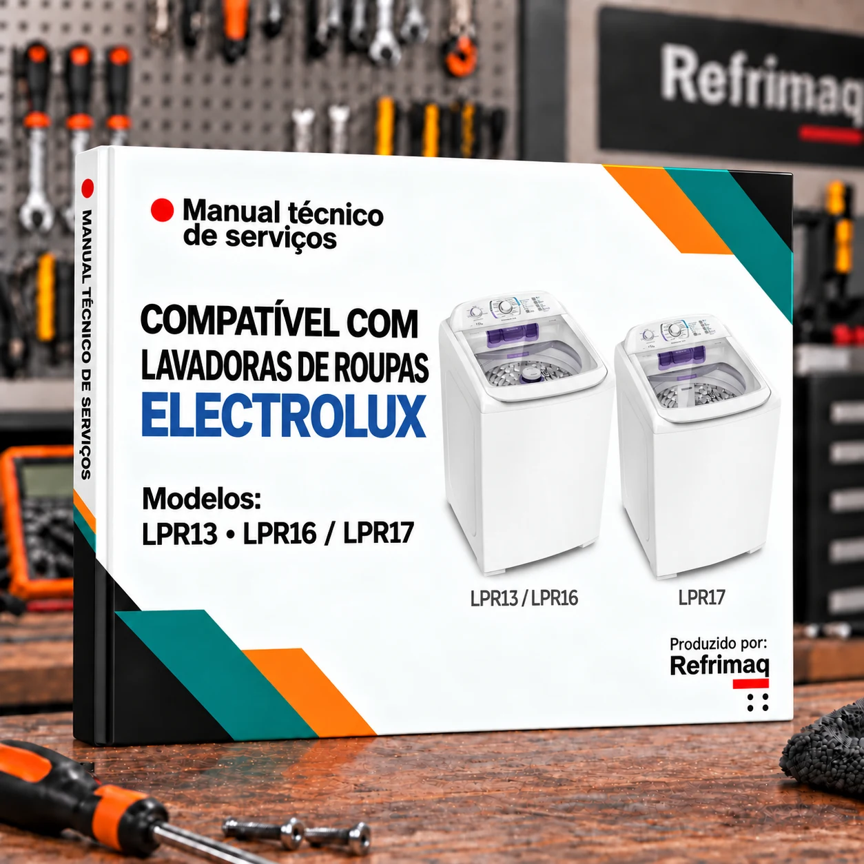 Capa do Manual Técnico de Serviços — Electrolux LPR13 / LPR16 / LPR17