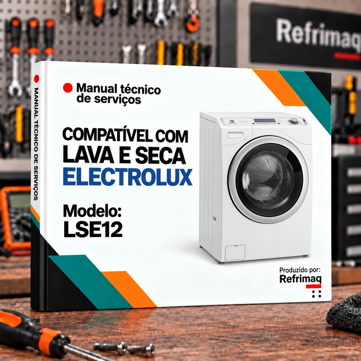 Capa do Manual Técnico de Serviços — Electrolux LSE12