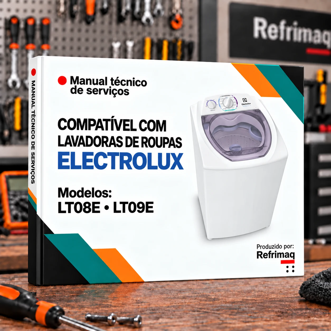 Capa do Manual Técnico de Serviços — Electrolux LT08E · LT09E
