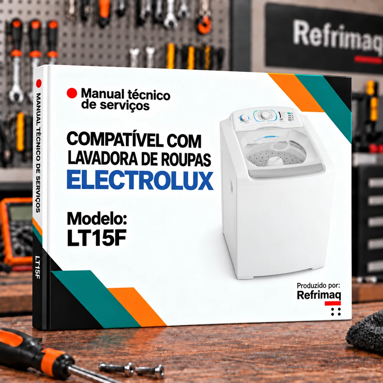 Capa do Manual Técnico de Serviços — Electrolux LT15F