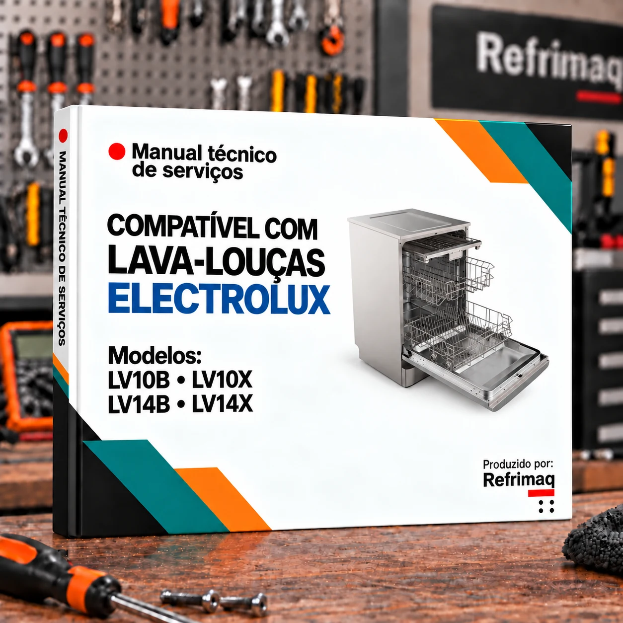 Capa do Manual Técnico de Serviços — Electrolux LV10B · LV10X · LV14B · LV14X