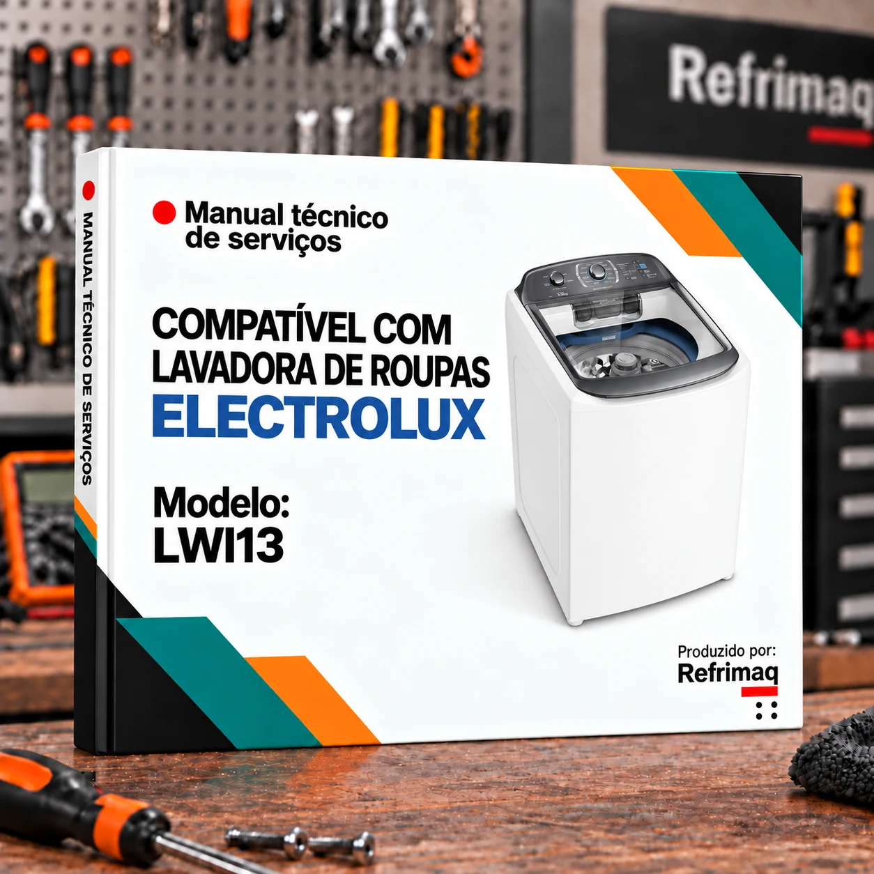 Capa do Manual Técnico de Serviços — Electrolux LWI13