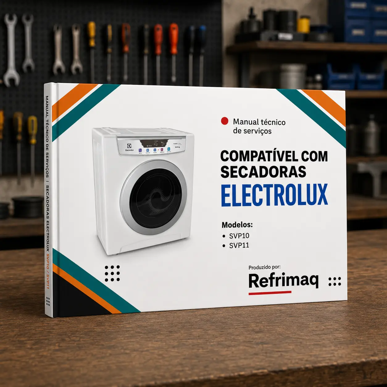 Imagem 1 do Manual Técnico de Serviços — Electrolux SVP10 · SVP11 (Secadora)