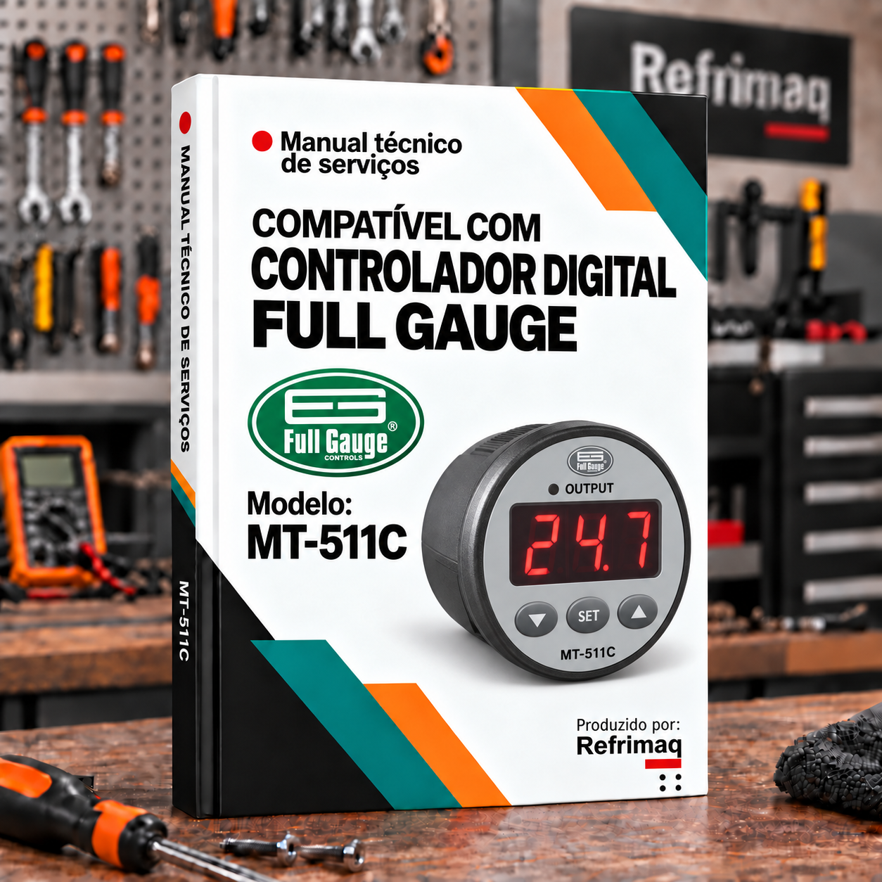 Capa do Manual Técnico — Controlador Full Gauge MT-511C