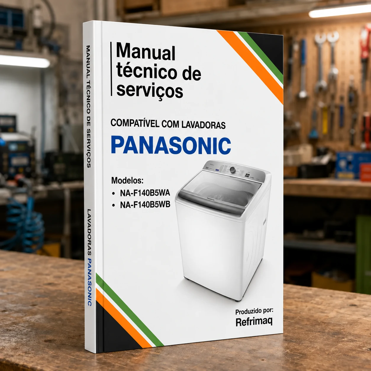 Capa do Manual Técnico de Serviços — Panasonic F140B5WA · F140B5WB
