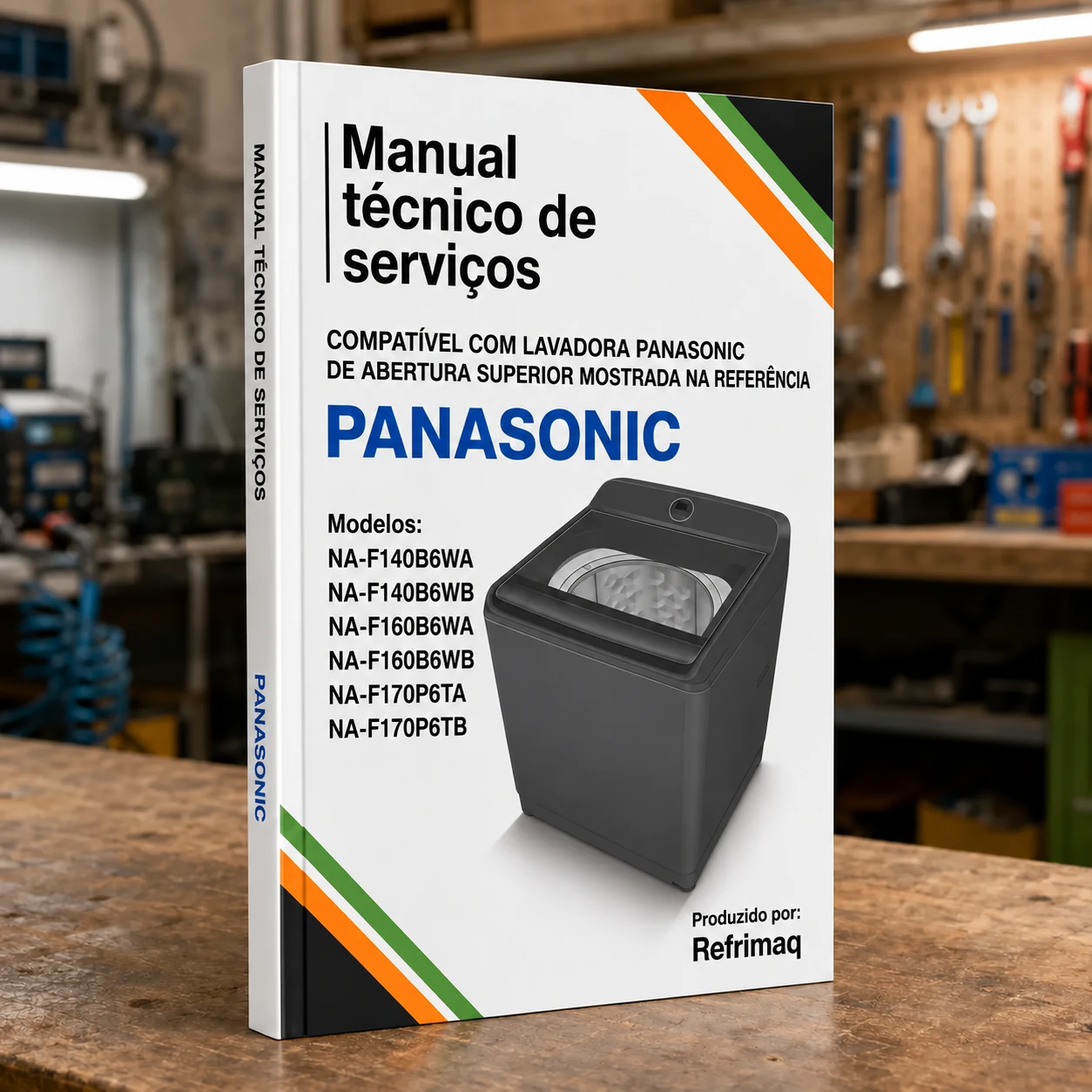 Capa do Manual Técnico de Serviços — Panasonic F170 · F140 · F150 · F160