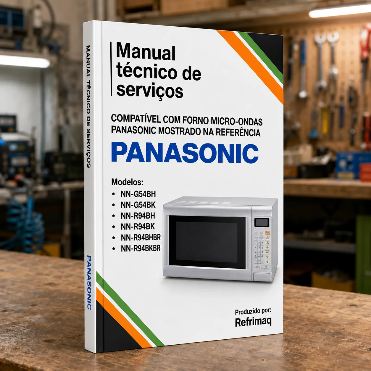 Capa do Manual Técnico de Serviços — Panasonic G54B · R94B · R94BHBR · R94BKBR (Micro-ondas)