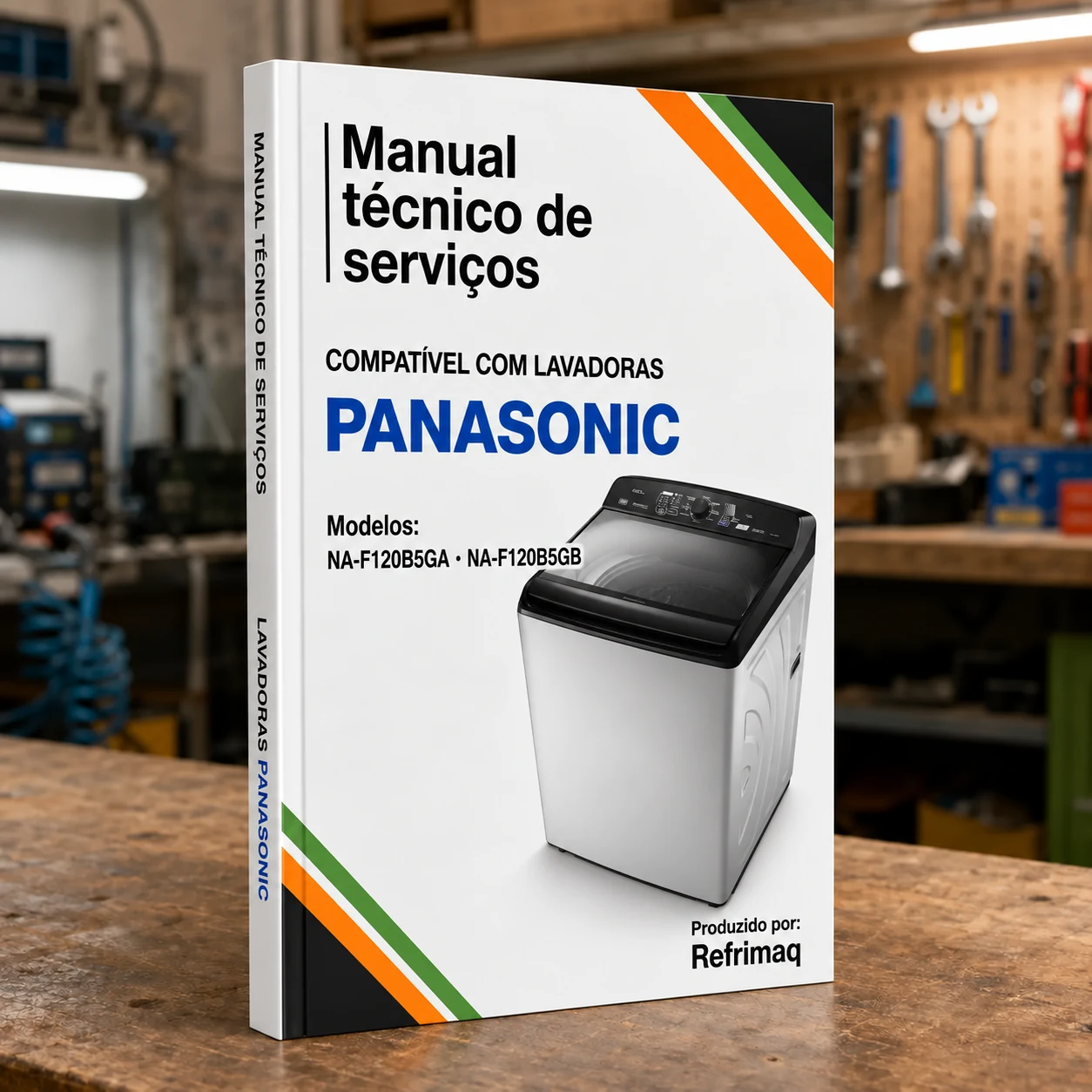 Capa do Manual Técnico de Serviços — Panasonic NA-F120B