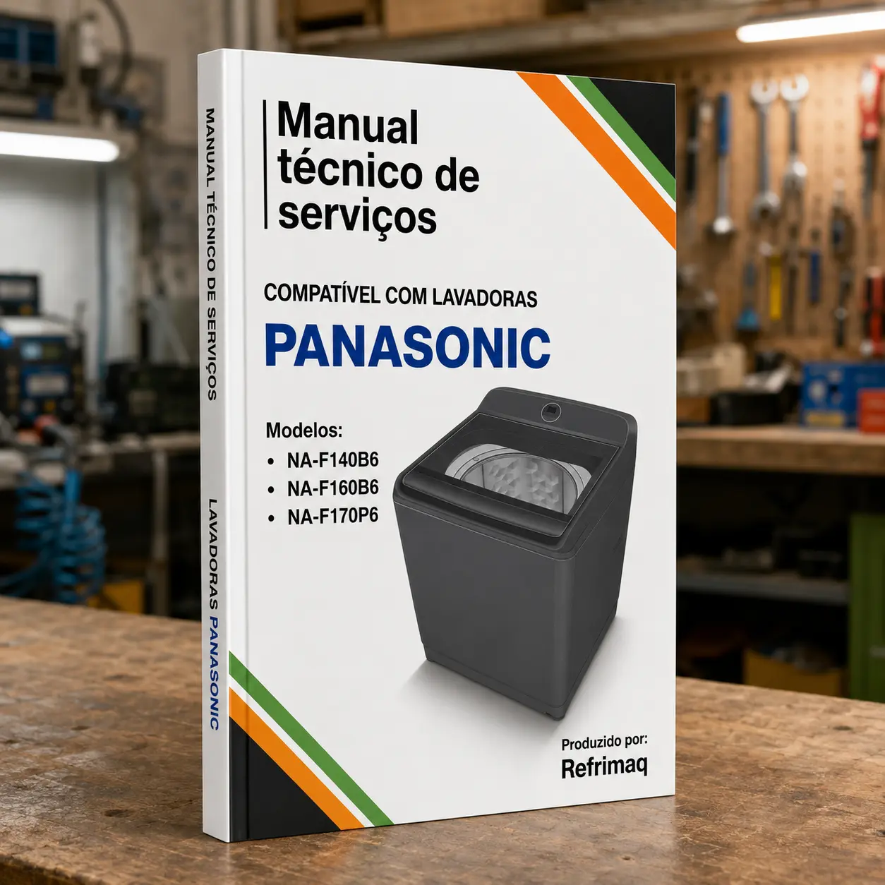 Capa: Manual Técnico de Serviços — Panasonic NA-F140B6 · NA-F160B6 · NA-F170P6
