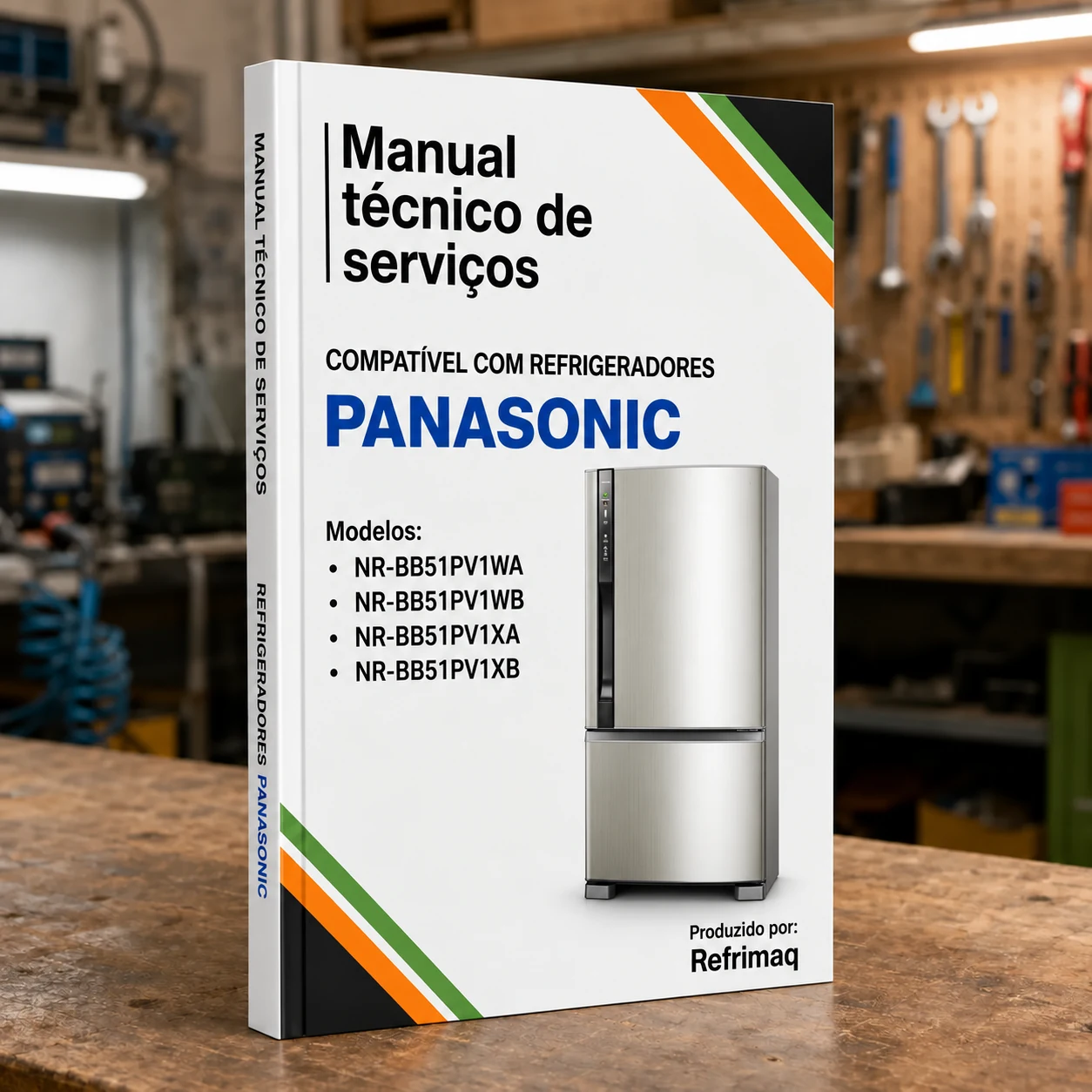 Capa do Manual Técnico de Serviços — Panasonic NR-BB51PV1 (série) (Refrigerador)