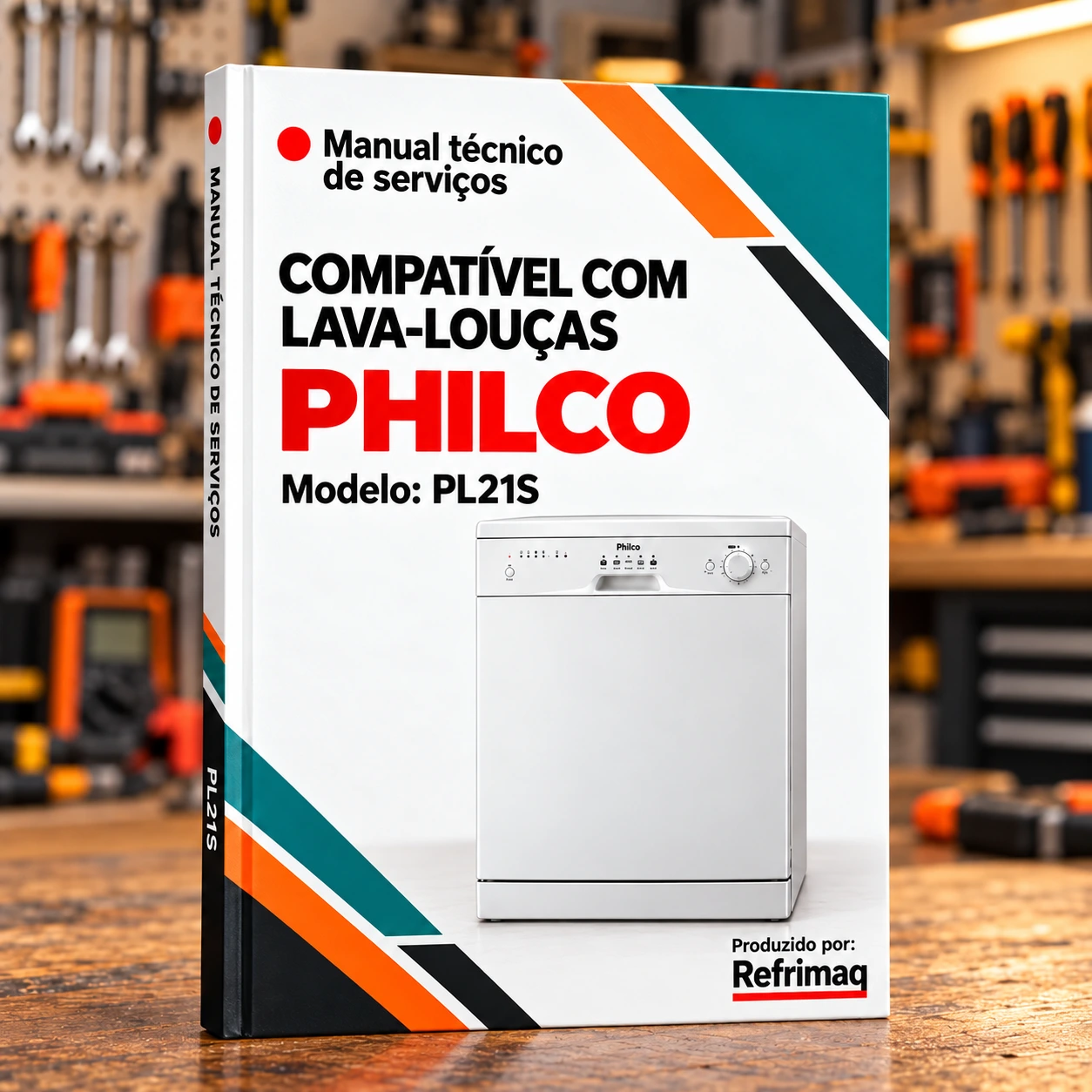 Capa do Manual Técnico de Serviços — Philco PL21S (Lava-Louças)