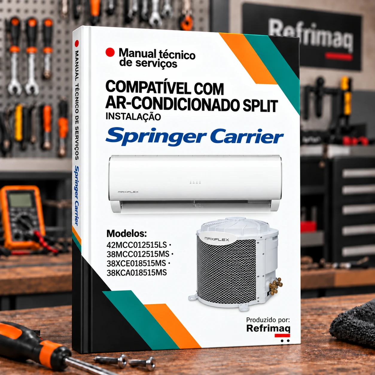 Capa do Manual Técnico de Serviços — Springer Maxiflex Instalação (Ar Condicionado)