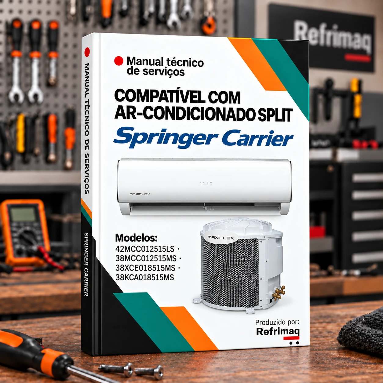 Capa do Manual Técnico de Serviços — Springer Maxiflex (Ar Condicionado)