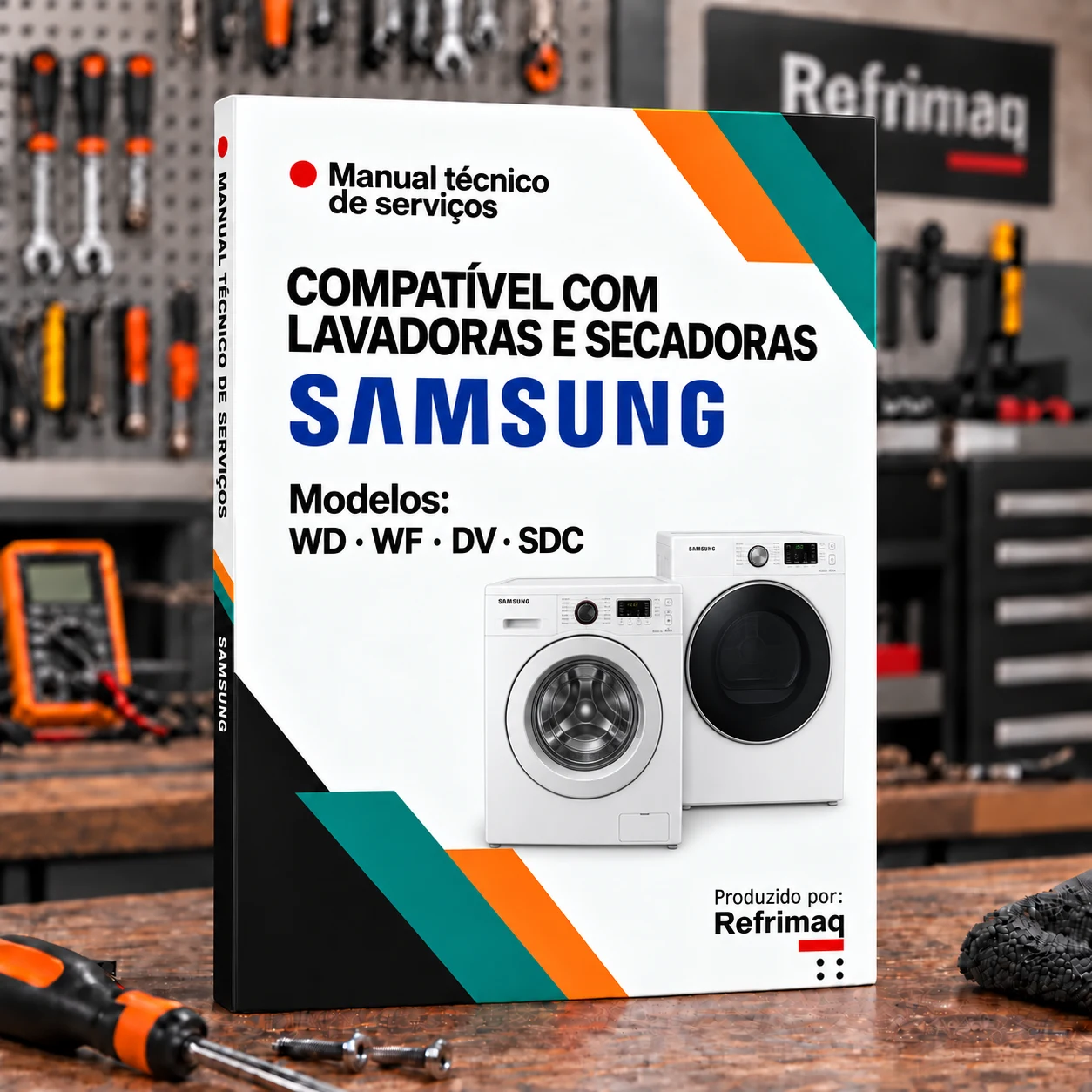 Capa do Apostila de Treinamento — Lavadoras Samsung 2013 (WD, WF, DV, SDC)