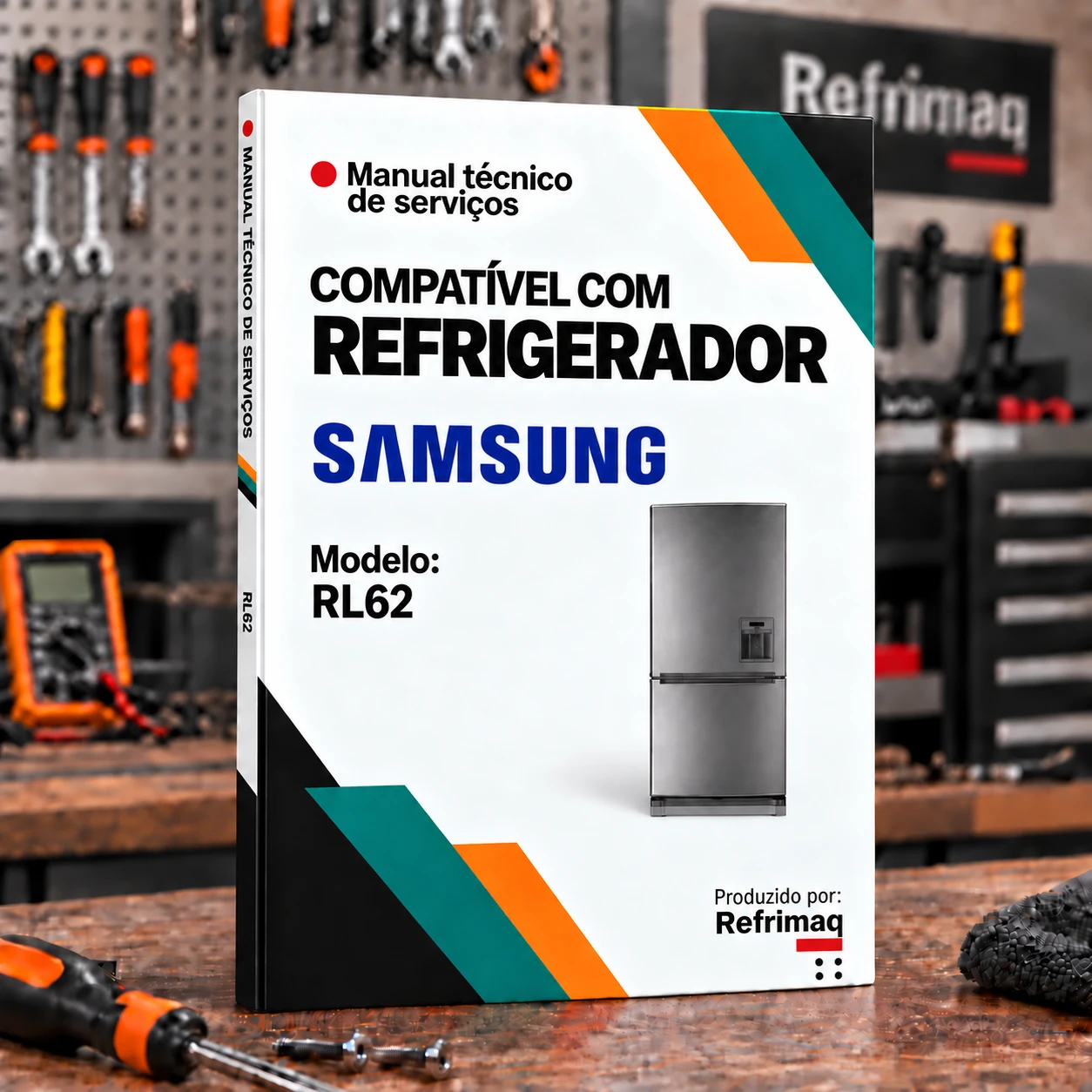Capa do Manual Técnico de Serviços — Samsung RL62 (Refrigerador)