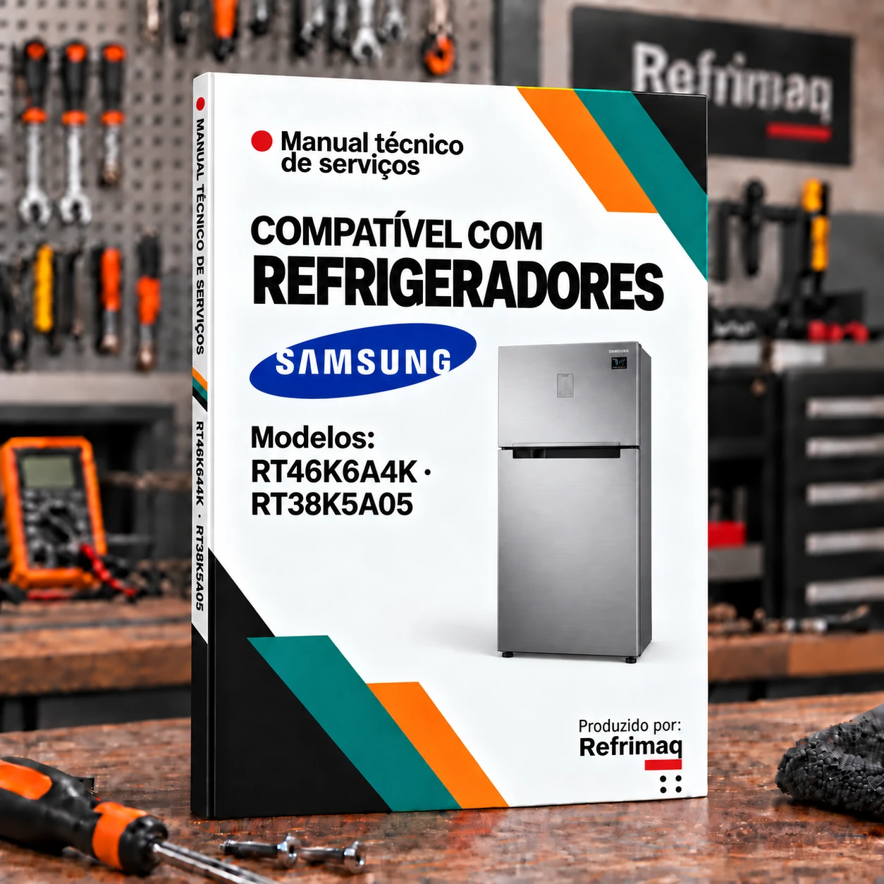 Capa do Manual Técnico de Serviços — Samsung RT46K6A4K · RT38K5A05 (Refrigerador)