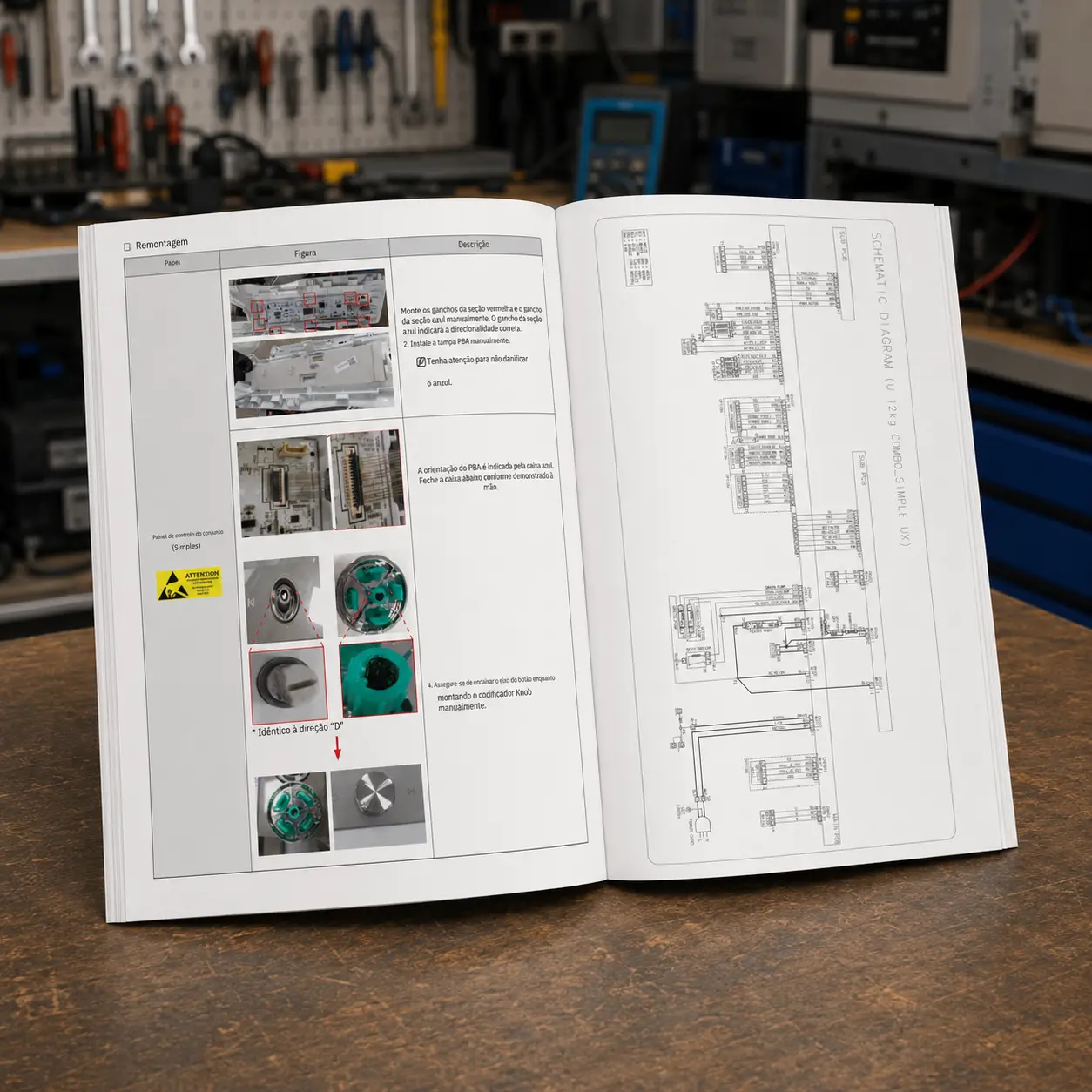 Miniatura 2 do Manual Técnico de Serviços — Samsung WD11T · WD12T · WD13T · WD14T (Lava e Seca)