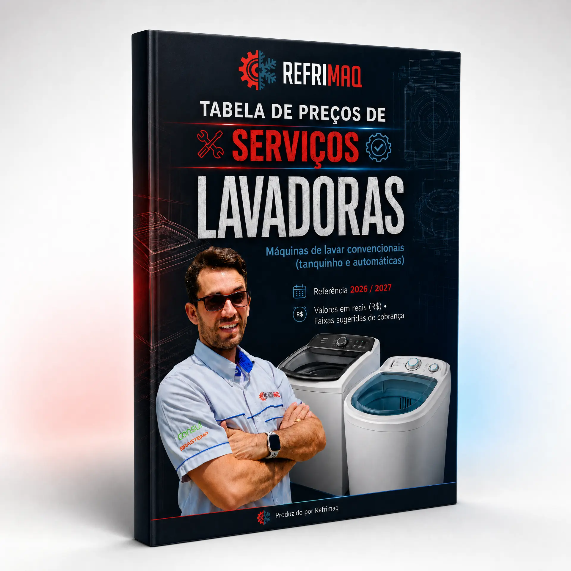 Capa: Tabela de Preços — Serviços Lavadoras 2026/2027