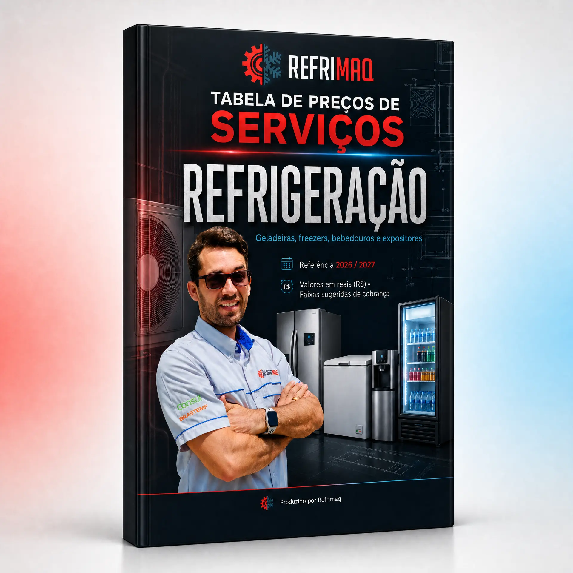 Capa: Tabela de Preços — Serviços de Refrigeração 2026/2027