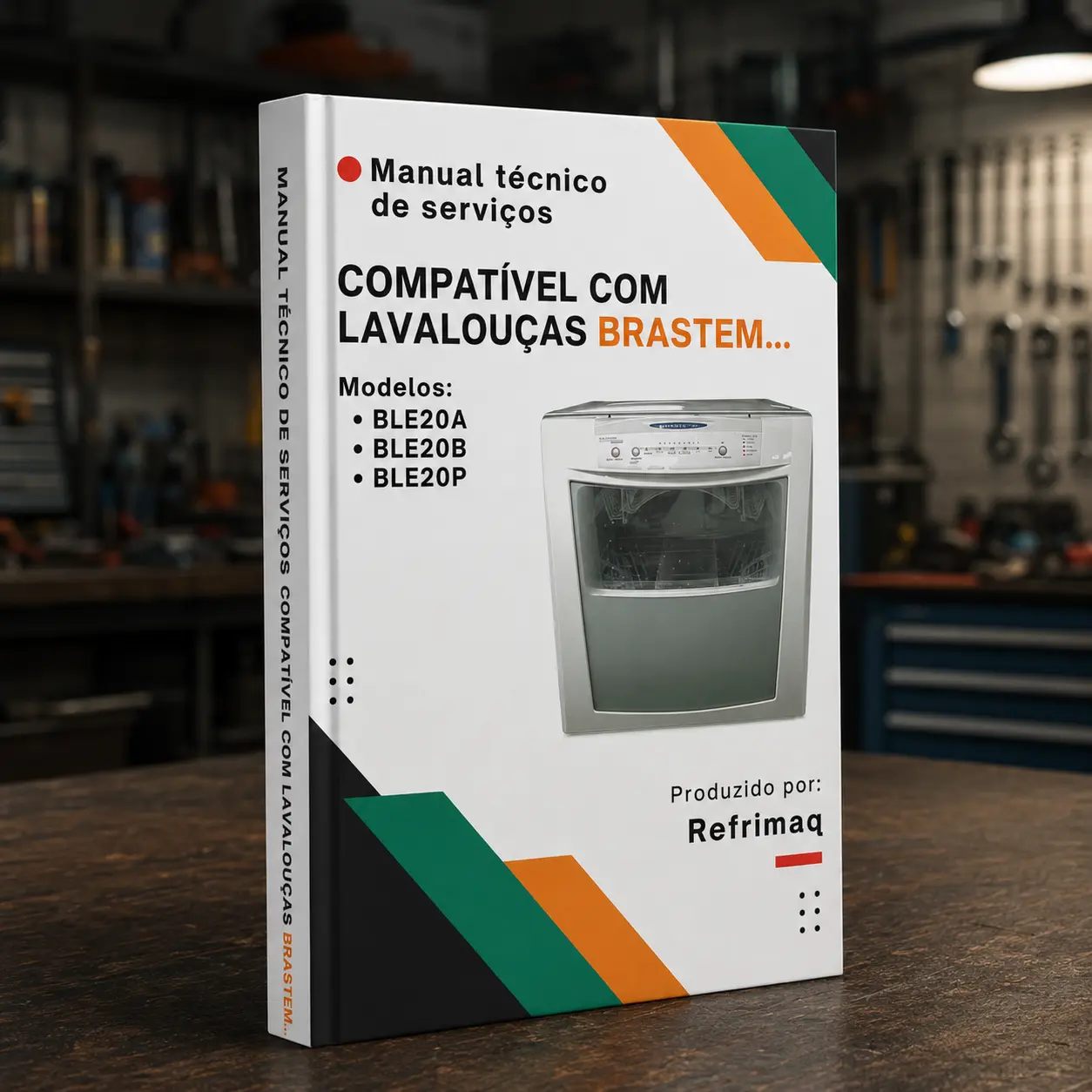 Capa: Manual Técnico de Serviços — Brastemp BLE20A · BLE20B · BLE20P (Lava-Louças)