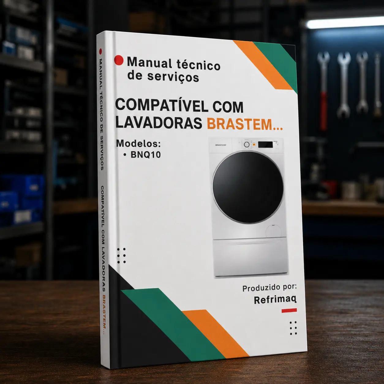 Capa: Manual Técnico de Serviços — Brastemp BNQ10AB · BNQ10AS
