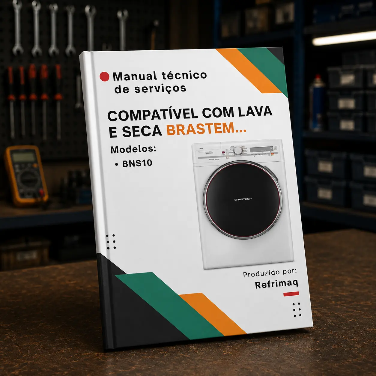 Capa do Manual Técnico de Serviços — Brastemp BNS10