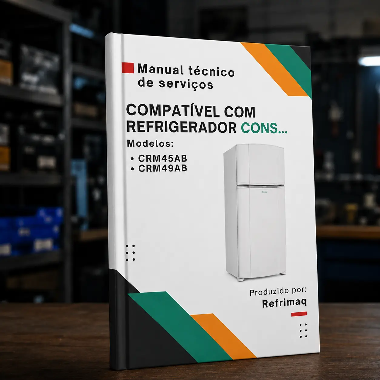 Capa do Manual Técnico de Serviços — Consul CRM45AB · CRM49AB