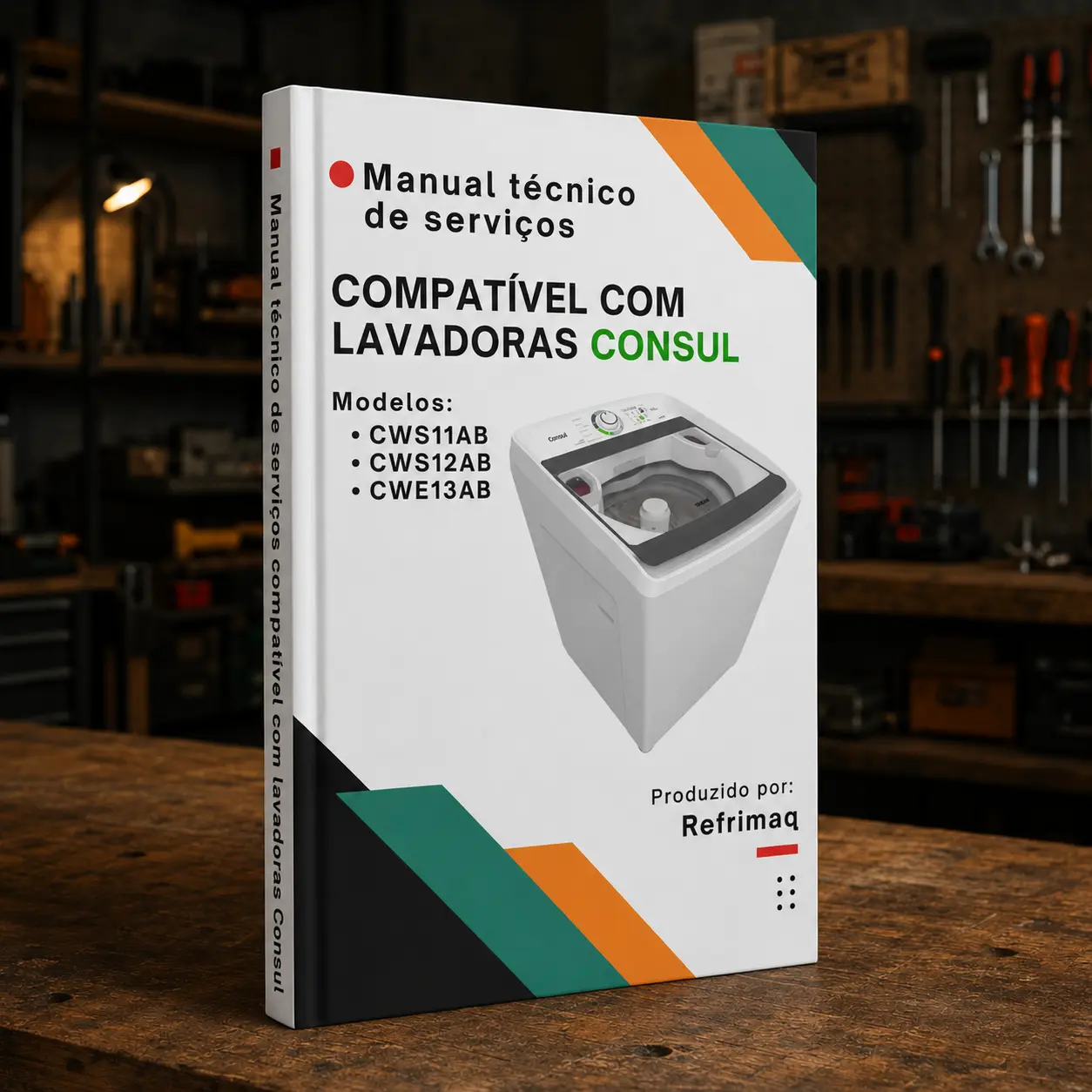 Capa: Manual Técnico de Serviços — Consul CWS11AB · CWS12AB · CWE13AB